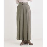 【着丈選べる/S-LL】大人のきれいめスタイルに ベルト付きワイドパンツ | SHOO・LA・RUE | 詳細画像8 