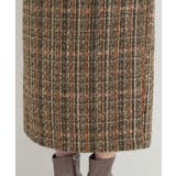 【S-LL】きれいめにもカジュアルにも ラメツイード ナロースカート | SHOO・LA・RUE | 詳細画像14 