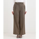 【着丈選べる】ウールフィールあったか裏起毛ワイドパンツ | SHOO・LA・RUE | 詳細画像30 