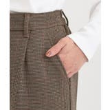 【着丈選べる】ウールフィールあったか裏起毛ワイドパンツ | SHOO・LA・RUE | 詳細画像37 