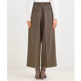 【着丈選べる】ウールフィールあったか裏起毛ワイドパンツ | SHOO・LA・RUE | 詳細画像35 