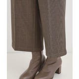 【着丈選べる】ウールフィールあったか裏起毛ワイドパンツ | SHOO・LA・RUE | 詳細画像40 