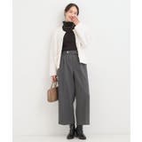 【着丈選べる】ウールフィールあったか裏起毛ワイドパンツ | SHOO・LA・RUE | 詳細画像21 