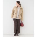 【S-LL】大人カジュアルコーデに 襟付きZIPブルゾン | SHOO・LA・RUE | 詳細画像12