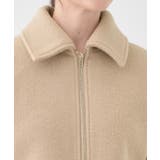 【S-LL】大人カジュアルコーデに 襟付きZIPブルゾン | SHOO・LA・RUE | 詳細画像17