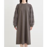 【S-LL】お袖チュールレース切り替えワンピース | SHOO・LA・RUE | 詳細画像18 