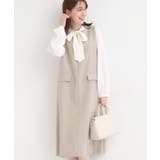 グレー(012) | 【洗濯機可/S-LL】ウール調スキッパージャンスカ | SHOO・LA・RUE