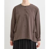 【洗濯機可/S-LL】春まで着られる バックフリルシャツ | SHOO・LA・RUE | 詳細画像13 