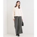 【着丈選べる】あったかもちもちワイドパンツ | SHOO・LA・RUE | 詳細画像11 