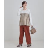 【S-LL】ビスチェ風ドッキングトップス | SHOO・LA・RUE | 詳細画像11