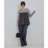 【S-LL】ビスチェ風ドッキングトップス | SHOO・LA・RUE | 詳細画像3