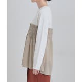 【S-LL】ビスチェ風ドッキングトップス | SHOO・LA・RUE | 詳細画像14