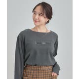 ロゴ刺繍ロンT | SHOO・LA・RUE | 詳細画像5