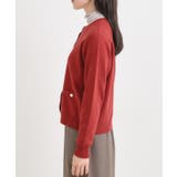 【セットアップ可/洗濯機可】もちもちタッチが心地よい クルーネックカーディガン | SHOO・LA・RUE | 詳細画像14