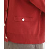 【セットアップ可/洗濯機可】もちもちタッチが心地よい クルーネックカーディガン | SHOO・LA・RUE | 詳細画像18