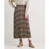 【S-LL】すっきり魅せてくれる チェックプリーツスカート | SHOO・LA・RUE | 詳細画像5 