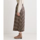 【S-LL】すっきり魅せてくれる チェックプリーツスカート | SHOO・LA・RUE | 詳細画像14 