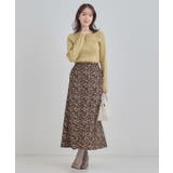 【S-LL】華やかで主役 花柄Aラインスカート | SHOO・LA・RUE | 詳細画像7 