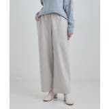 【洗濯機可/S-LL/あったか】ラフ過ぎない 大人のイージーワイドパンツ | SHOO・LA・RUE | 詳細画像5 