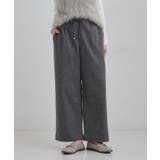 【洗濯機可/S-LL/あったか】ラフ過ぎない 大人のイージーワイドパンツ | SHOO・LA・RUE | 詳細画像1 