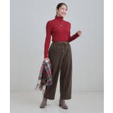 【洗濯機可/S-LL/あったか】ラフ過ぎない 大人のイージーワイドパンツ | SHOO・LA・RUE | 詳細画像11 