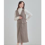 【S-LL】甘すぎない大人のツイード調ジャンスカ | SHOO・LA・RUE | 詳細画像5 