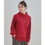 お顔周りをスッキリ見せるオフタートルリブドルマン | SHOO・LA・RUE | 詳細画像5