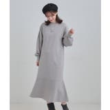 スタイルがすっきりに見える 裾マーメイドニットワンピース | SHOO・LA・RUE | 詳細画像2