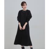 スタイルがすっきりに見える 裾マーメイドニットワンピース | SHOO・LA・RUE | 詳細画像1