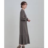 スタイルがすっきりに見える 裾マーメイドニットワンピース | SHOO・LA・RUE | 詳細画像10