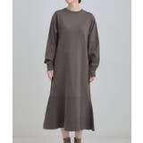 スタイルがすっきりに見える 裾マーメイドニットワンピース | SHOO・LA・RUE | 詳細画像13