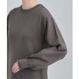 スタイルがすっきりに見える 裾マーメイドニットワンピース | SHOO・LA・RUE | 詳細画像17