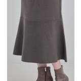 スタイルがすっきりに見える 裾マーメイドニットワンピース | SHOO・LA・RUE | 詳細画像18