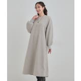 【あったか】1枚で着られる Aラインワンピース | SHOO・LA・RUE | 詳細画像1