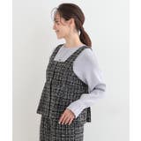 【2点セット】着るだけで決まる クラシカルなツイード調 チェック柄セットアップ | SHOO・LA・RUE | 詳細画像9