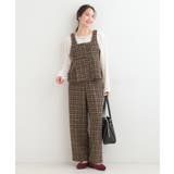 【2点セット】着るだけで決まる クラシカルなツイード調 チェック柄セットアップ | SHOO・LA・RUE | 詳細画像19