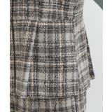 【2点セット】着るだけで決まる クラシカルなツイード調 チェック柄セットアップ | SHOO・LA・RUE | 詳細画像27