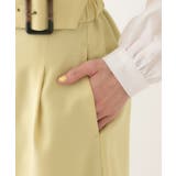 【S-LL/体型カバー】オンオフ兼用 ベルト風ガウチョパンツ | SHOO・LA・RUE | 詳細画像17 