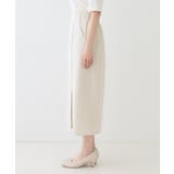【洗える】洗濯後しわになりにくい カットジョーゼット ナロースカート | SHOO・LA・RUE | 詳細画像24