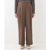 【洗える/UV/吸水速乾/アンチピリング/S-LL】 タックワイドパンツ | SHOO・LA・RUE | 詳細画像13 