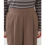 【洗える/UV/吸水速乾/アンチピリング/S-LL】 タックワイドパンツ | SHOO・LA・RUE | 詳細画像16 