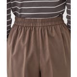 【洗える/UV/吸水速乾/アンチピリング/S-LL】 タックワイドパンツ | SHOO・LA・RUE | 詳細画像17 