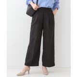 ブラック(019) | 【洗える/UV/吸水速乾/アンチピリング/S-LL】 タックワイドパンツ | SHOO・LA・RUE