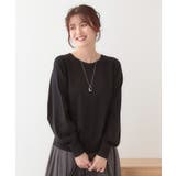 【洗える/S-LL/前後2WAY】クルーネックニットカーディガン | SHOO・LA・RUE | 詳細画像8 