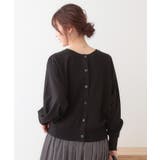 【洗える/S-LL/前後2WAY】クルーネックニットカーディガン | SHOO・LA・RUE | 詳細画像9 