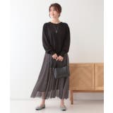 【洗える/S-LL/前後2WAY】クルーネックニットカーディガン | SHOO・LA・RUE | 詳細画像12 