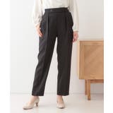 【S-LL】オフィスシーンでも活躍 タックテーパードパンツ | SHOO・LA・RUE | 詳細画像5 