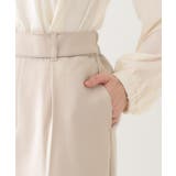 【S-LL】オフィスシーンでも活躍 タックテーパードパンツ | SHOO・LA・RUE | 詳細画像17 