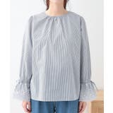 【S-LL/前後2WAY/洗濯後しわになりにくい】お袖刺繍レースブラウス | SHOO・LA・RUE | 詳細画像35 