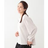 女性らしく好印象 アクセ付き カットジョーゼット | SHOO・LA・RUE | 詳細画像14